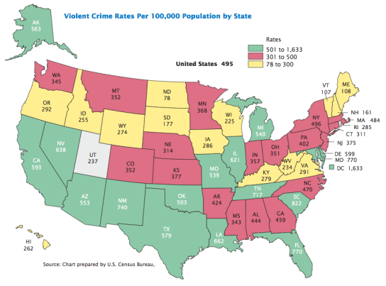 Which States Have the Highest Crime Rates