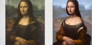 2 mona lisa paintings